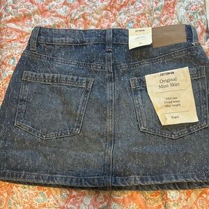 Cotton On Dark Blue Denim Skirt